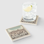 Badlands-Nationalpark Steinuntersetzer (Seitenansicht)