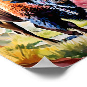 Badlands Nationalpark Süd Dakota Poster (Ecke)