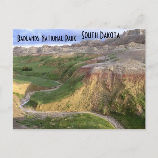 Badlands Nationalpark Süd-Dakota Postkarte (Vorderseite)