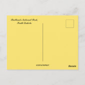 Badlands Nationalpark Süd-Dakota Postkarte (Rückseite)