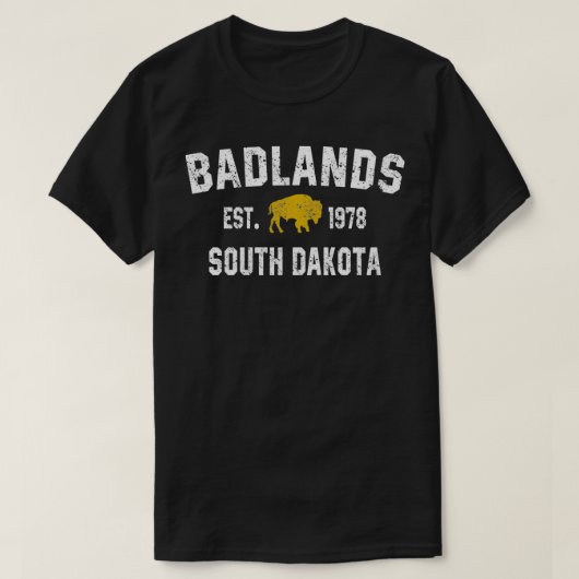 Badlands Nationalpark Süd Dakota Wandern T-Shirt (Design vorne)