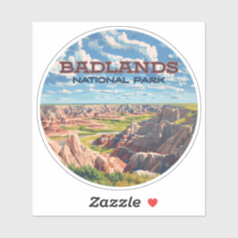 Badlands Nationalpark Süddalmatien Aufkleber