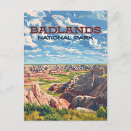 Badlands Nationalpark Süddalmatien Postkarte