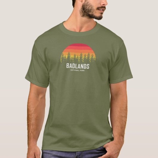 Badlands-Nationalpark T-Shirt (Vorderseite)