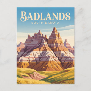 Badlands-Nationalpark USA Postkarte