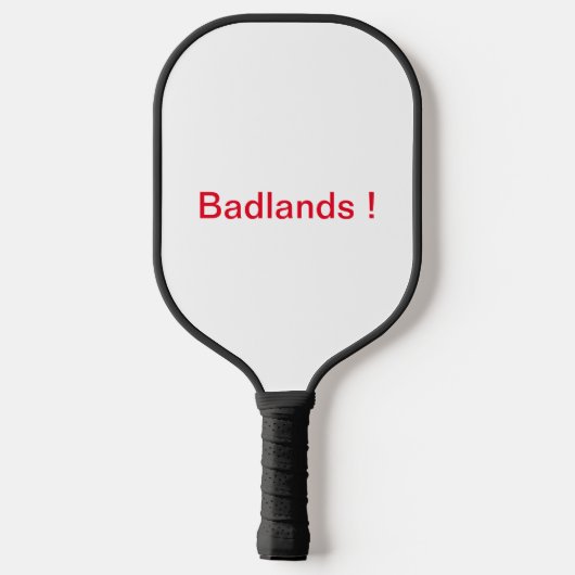 Badlands Pickleball Paddle (Rückseite)