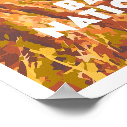 Badlands Poster (Ecke)