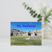 Badlands Postkarte (Stehend Vorderseite)