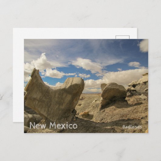 Badlands Postkarte (Vorne/Hinten)