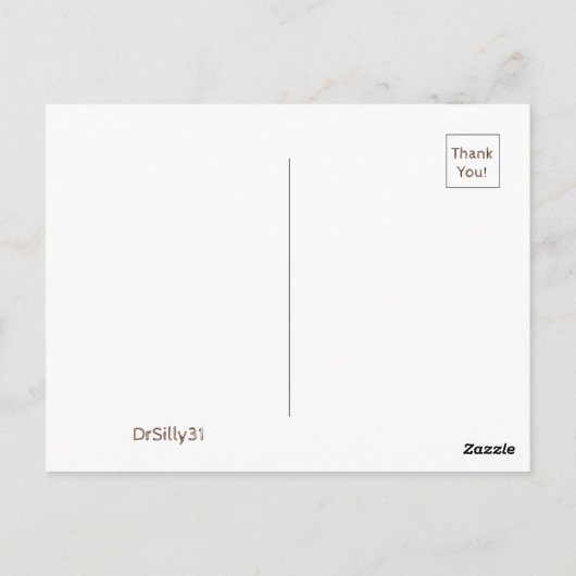 Badlands Postkarte (Rückseite)