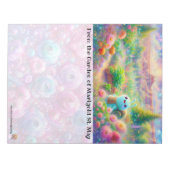 Badlands Schneckengarten Notizblock (Vorderseite)