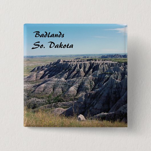 Badlands, Süddakota Button (Vorderseite)