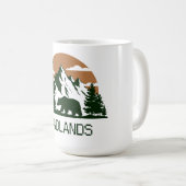 Badlands - Süddakota Kaffeetasse (VorderseiteRechts)