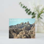 Badlands, Süddakota Postkarte (Stehend Vorderseite)