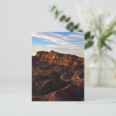 Badlands Sunset Postkarte (Stehend Vorderseite)