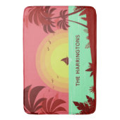 Badmatten für den individuelle Name Beach Illustra Badematte (Vorderseite Vertikal)