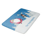 Badmatten niedlichen Sankt- u. Ren-individuellen Badematte (Schrägansicht)