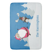 Badmatten niedlichen Sankt- u. Ren-individuellen Badematte (Vorderseite Vertikal)