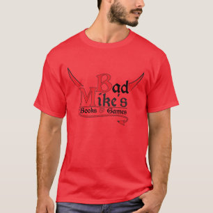 Badmikes Bücher u. Spiel-T - Shirt