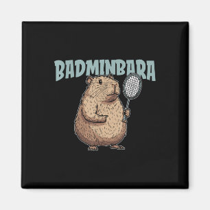 Badminbara Shuttle Schläger - Team Badminton Capyb Magnet