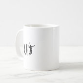 Badmincado Badminton Player Shuttle Kaffeetasse (Vorderseite Links)