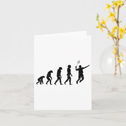 Badmincado Badminton Player Shuttle Karte (Gelbe Blume)