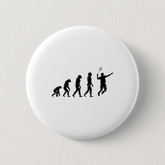 Badmincado Badminton Spieler Shuttlecock Button (Vorderseite)