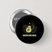 Badmincado - Racket Funny Player Game Match Badmin Button (Vorne & Hinten)