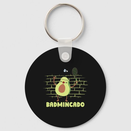 Badmincado - Racket Funny Player Game Match Badmin Schlüsselanhänger (Vorderseite)