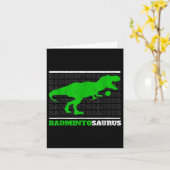 Badminto Saurus Rex Birdie Shuttle Dino Badminton Karte (Gelbe Blume)