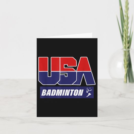 Badminton 2021 USA Karte (Vorderseite)