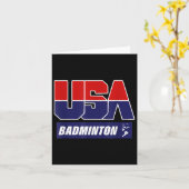 Badminton 2021 USA Karte (Gelbe Blume)