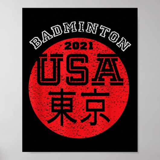 Badminton 2021 USA Poster (Vorne)