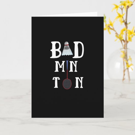 Badminton 2 karte (Gelbe Blume)