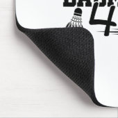 Badminton 4 Life Graphic Badminton Player Shuttle Mousepad (Ecke)