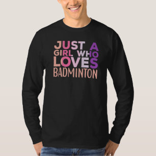 Badminton Apparel for Badminton Player for Women T-Shirt