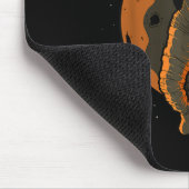 Badminton Astronaut Weltraum Raumfahrer Mousepad (Ecke)