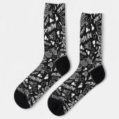 Badminton Athletic Design Socken (Linkes Detail)