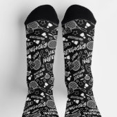 Badminton Athletic Design Socken (Oben)