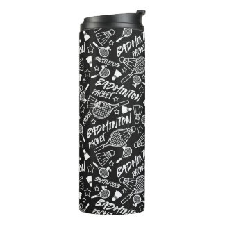 Badminton Athletic Design Tumbler Thermosbecher