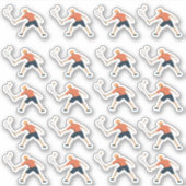 Badminton Aufkleber (Vorderseite)