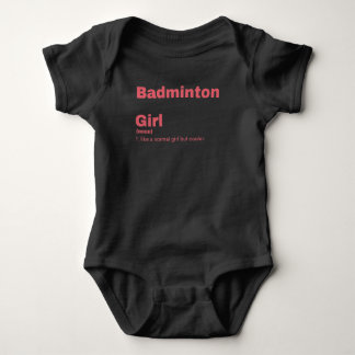 - Badminton Baby Strampler