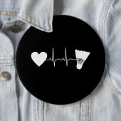 Badminton - Badminton Ball Heartbeat Button (Beispiel)