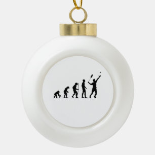 Badminton Badminton Keramik Kugel-Ornament