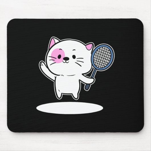 Badminton Badminton Player für Männer Mousepad (Vorne)