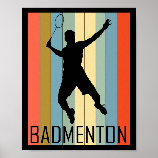 Badminton - Badminton Player Poster (Vorne)