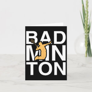 Badminton Badminton Player Sports Hob Karte