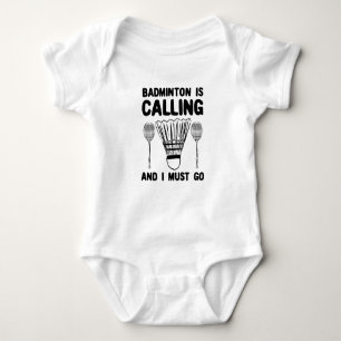 Badminton - Badminton ruft Baby Strampler