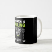 Badminton - Badminton ruft Kaffeetasse (VorderseiteRechts)