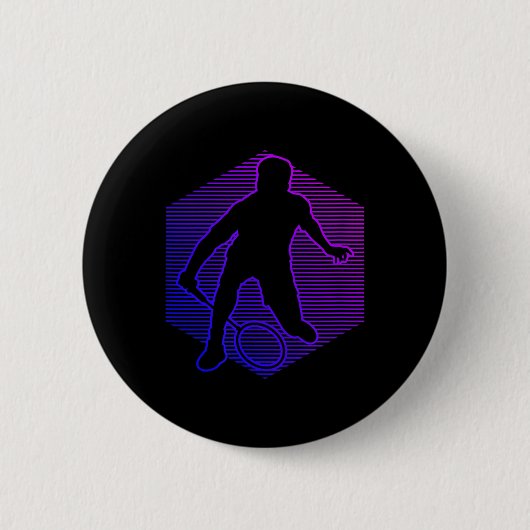 Badminton Badminton Spieler Männer Frauen Federbal Button (Vorderseite)